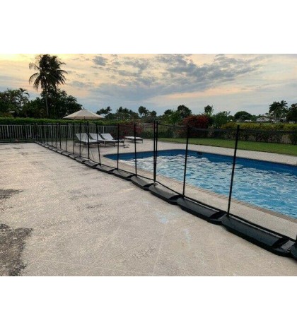 Pool Fence, No Hole!     120 feet of  NO HOLES system    4 tall