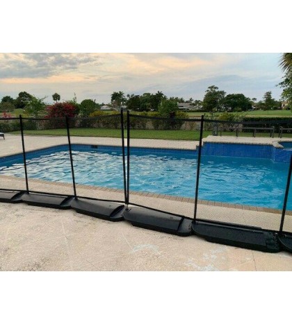 Pool Fence, No Hole!     120 feet of  NO HOLES system    4 tall