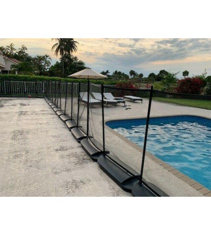 Pool Fence, No Hole!     120 feet of  NO HOLES system    4 tall