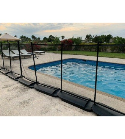 Pool Fence, No Hole!     120 feet of  NO HOLES system    4 tall