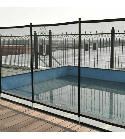 Pool Fence In Ground Safety Swimming Section Aluminum Privacy Mesh 4ft X 12ft