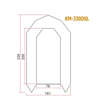 Protective Full Tent Awning for Inflatable Boat Kolibri