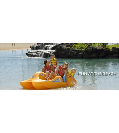 Self-bailing Pedal Boat by Future Beach - New    LOCAL PICKUP ONLY