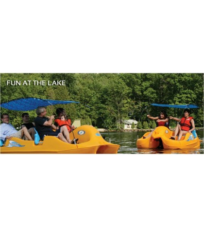 Self-bailing Pedal Boat by Future Beach - New    LOCAL PICKUP ONLY