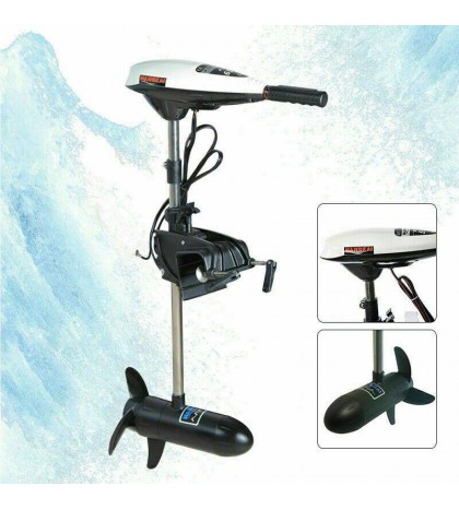 Outboard Motor Engine 65lbs Electric Trolling Motor Brush motor Short shaft 40cm