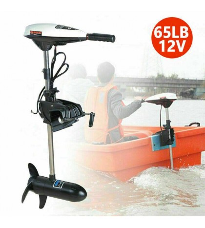 Outboard Motor Engine 65lbs Electric Trolling Motor Brush motor Short shaft 40cm