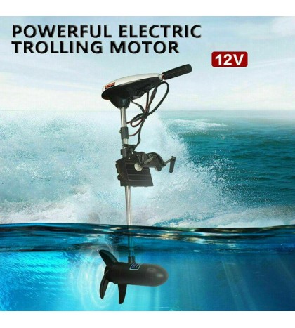 Outboard Motor Engine 65lbs Electric Trolling Motor Brush motor Short shaft 40cm