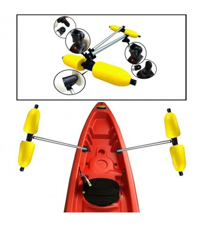 Pactrade Marine Boat Kayak Canoe PVC Stabilizer System Outrigger Arms Fishing