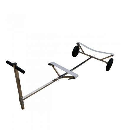 Stainless Steel Boat Launching Trailer Hand Dolly for Inflatable with 16” Wheels