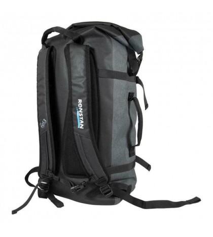 Ronstan Dry Roll Top - 55L Backpack - Black  Grey RF4014