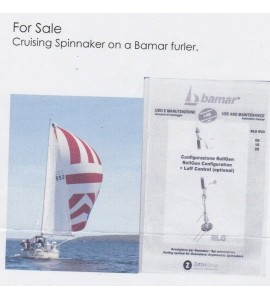 Sail furler for a cruising spinnaker