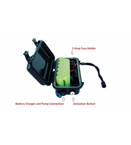 Rechargeable Bilge Pump Kit - 1100 GPH or 18.3 Gallons per Minute