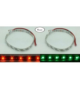 Pactrade Marine 6X Pairs  12V DC Red Green LED Light Strip  Kayak Canoe Pontoon