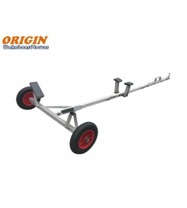 Origin Aluminum Small Boat Trailer Canoe Kayak Mover Universal Hand Dolly