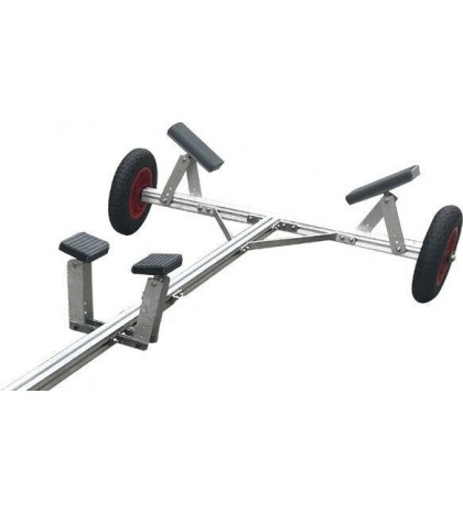 Origin Aluminum Small Boat Trailer Canoe Kayak Trailer Universal Hand Dolly