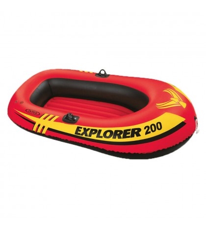 Intex Explorer 200 Inflatable 2 Person River Raft Set w/ 2 Oars & Pump (5 Pack)