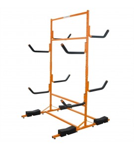 RAD Sportz Deluxe Freestanding Heavy Duty Kayak Rack 2 to 6 Kayaks Storage